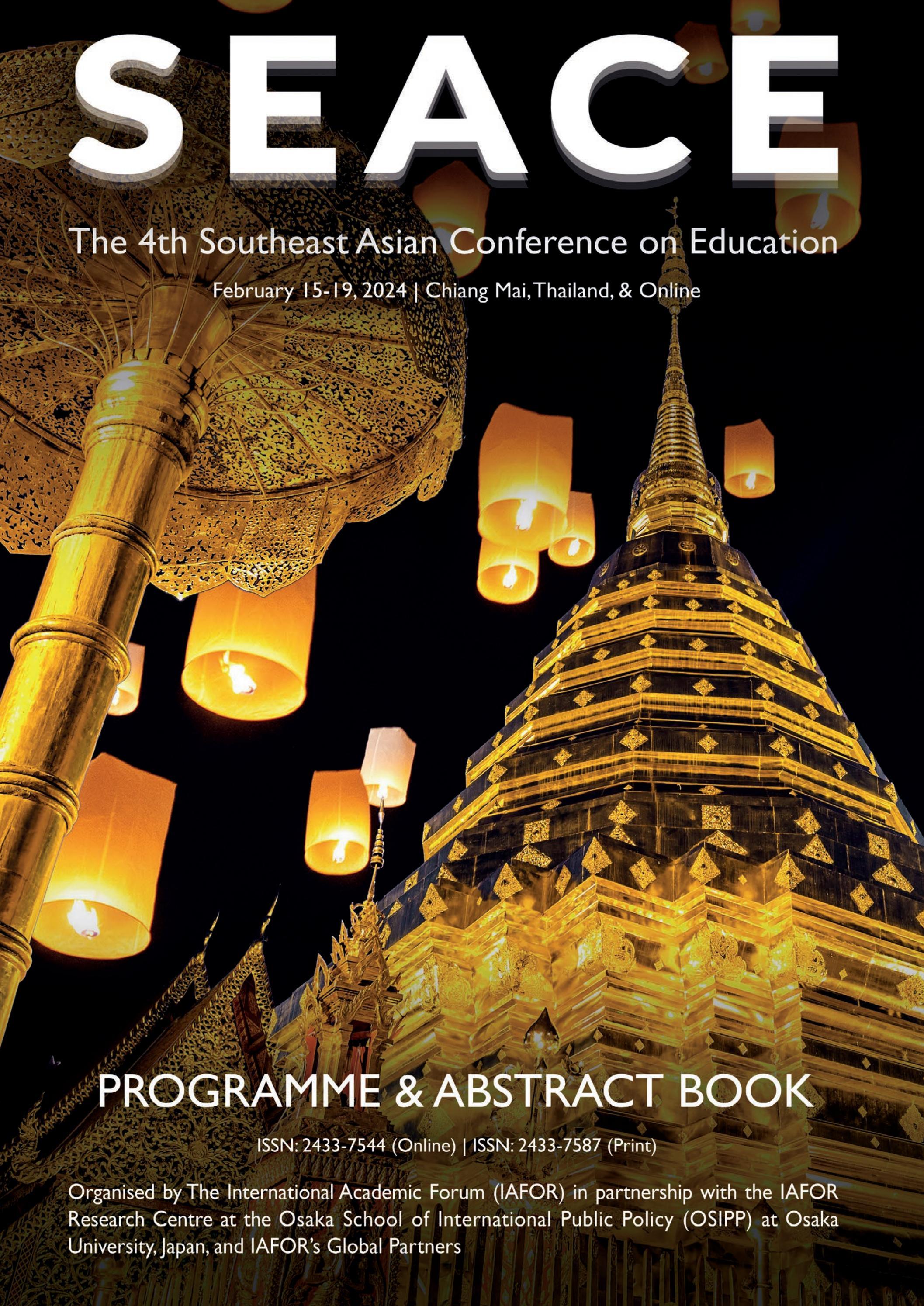 SEACE2024 Programme & Abstract Book by IAFOR - Issuu