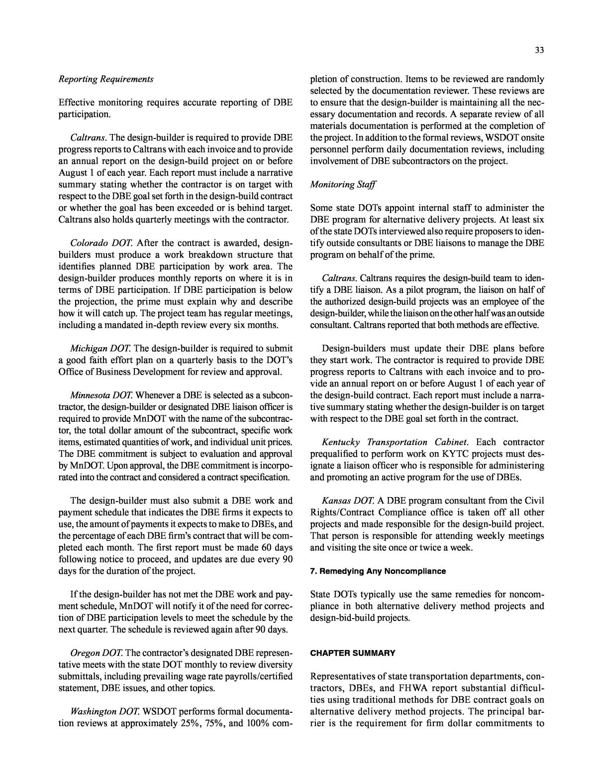 CHAPTER FOUR New Approaches for Applying Disadvanteged Business ...