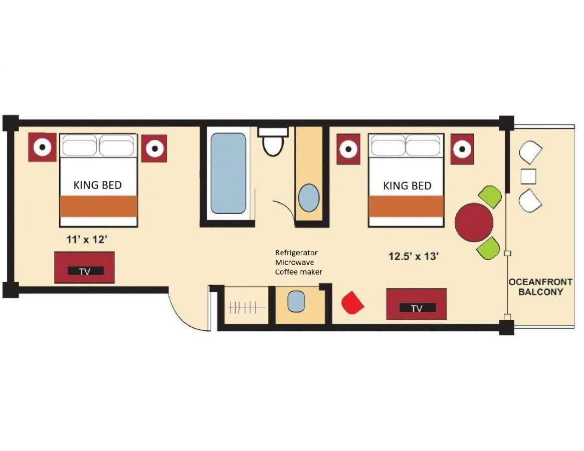 Room with Two King Beds - Ocean Front,1210449430:JPEG