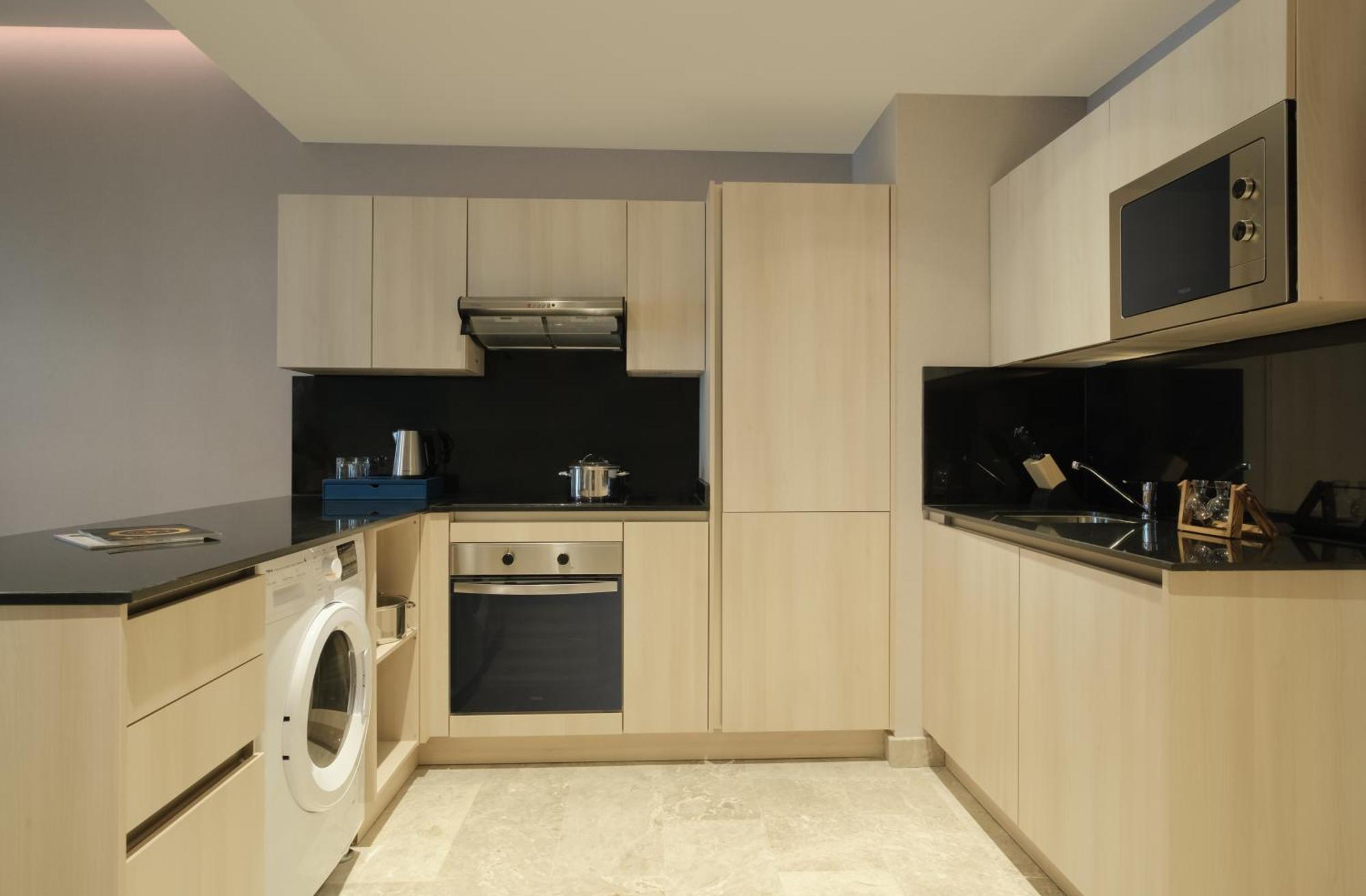 Apartment mit 2 Schlafzimmern und Poolblick