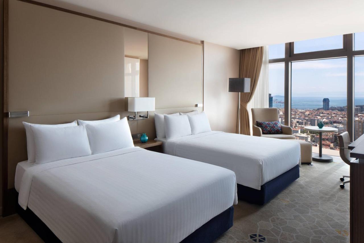 Executive Tweepersoonskamer met 2 Aparte Bedden, Uitzicht op Zee en Toegang tot de Lounge