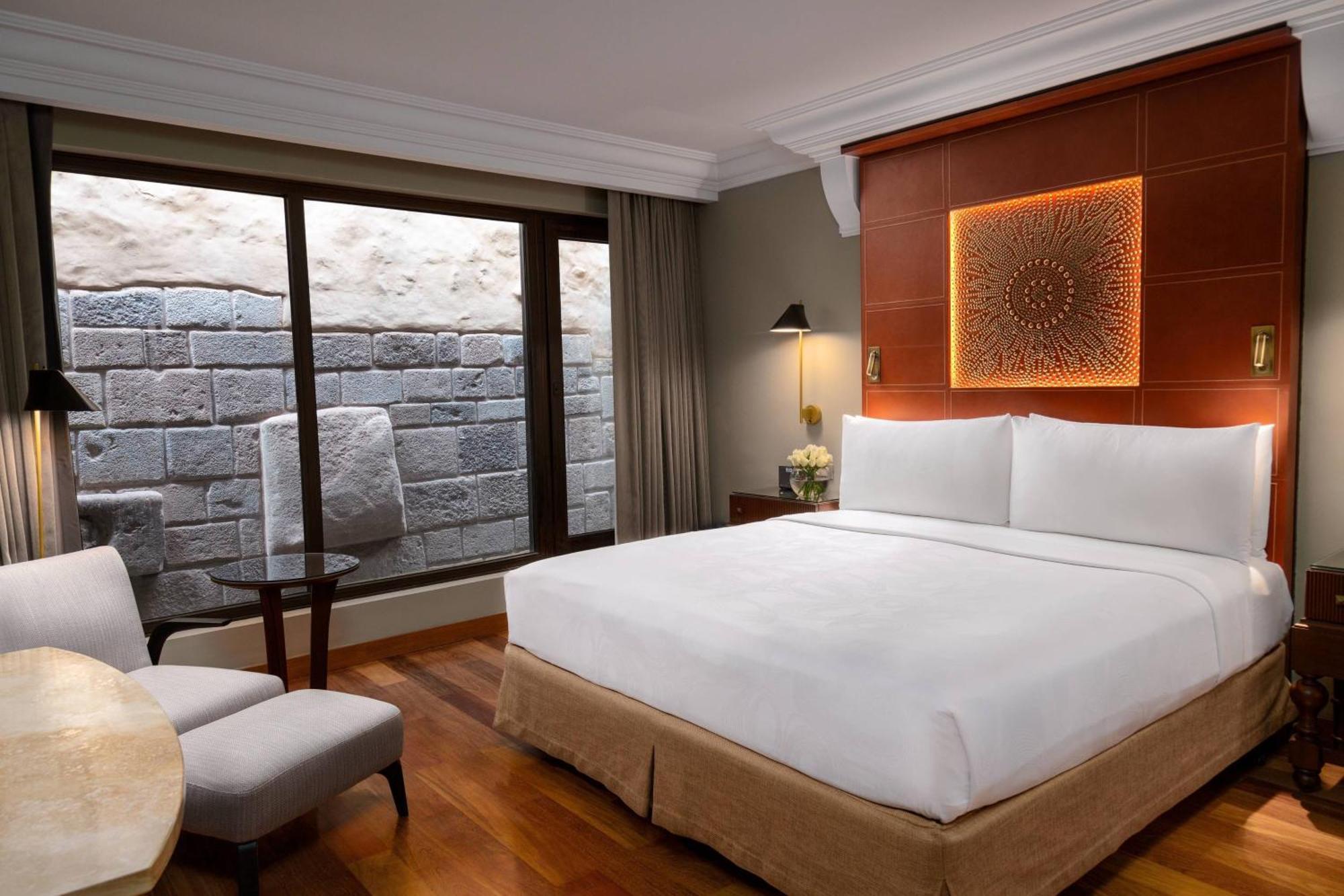 Inca Wall Room 1 king bed