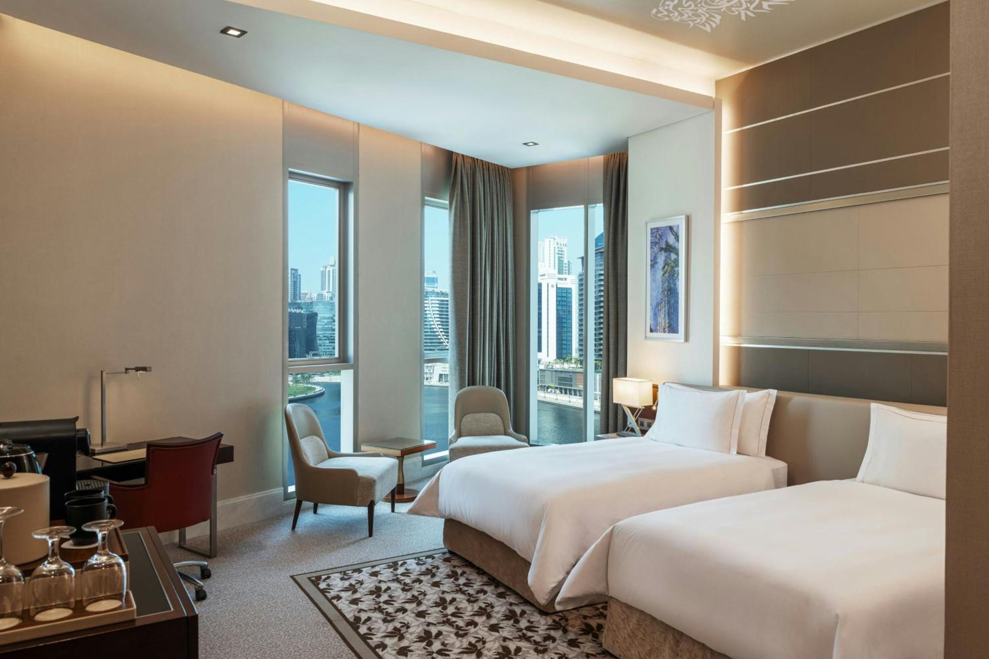 Deluxe Twin Room with Bay View (Complimentary Shuttle to Dubai Mall, Business Bay Metro Station & Kite Beach)