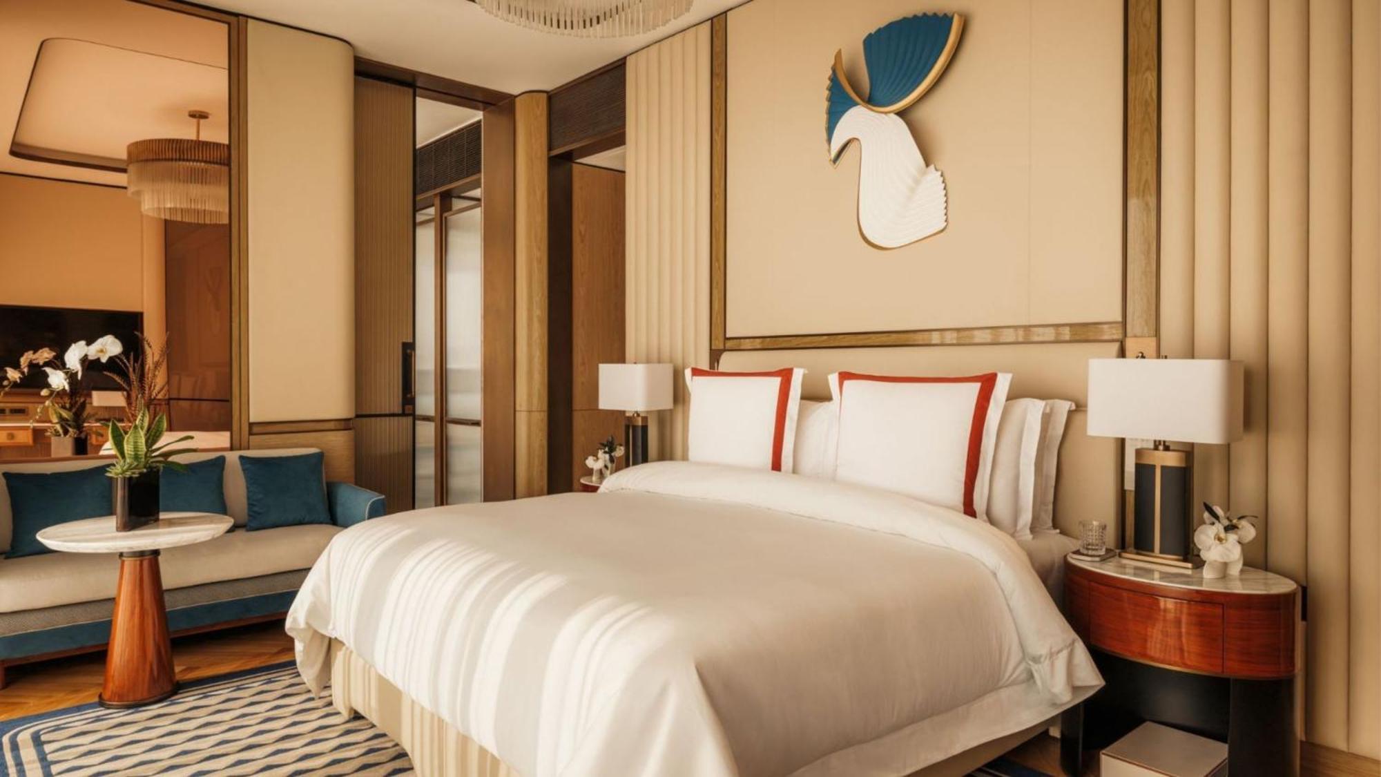 Marina Deluxe Suite met Uitzicht op de Jachthaven en de Skyline van Dubai