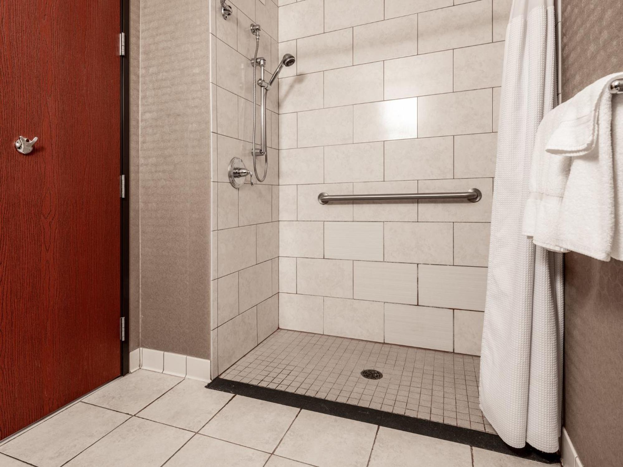 King Room Hearing Accessible Roll Shower
