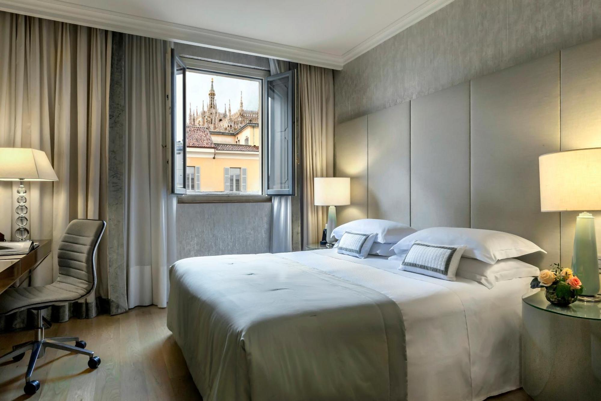 Deluxe Tweepersoonskamer met 1 of 2 Bedden en Uitzicht op de Kathedraal van Milaan