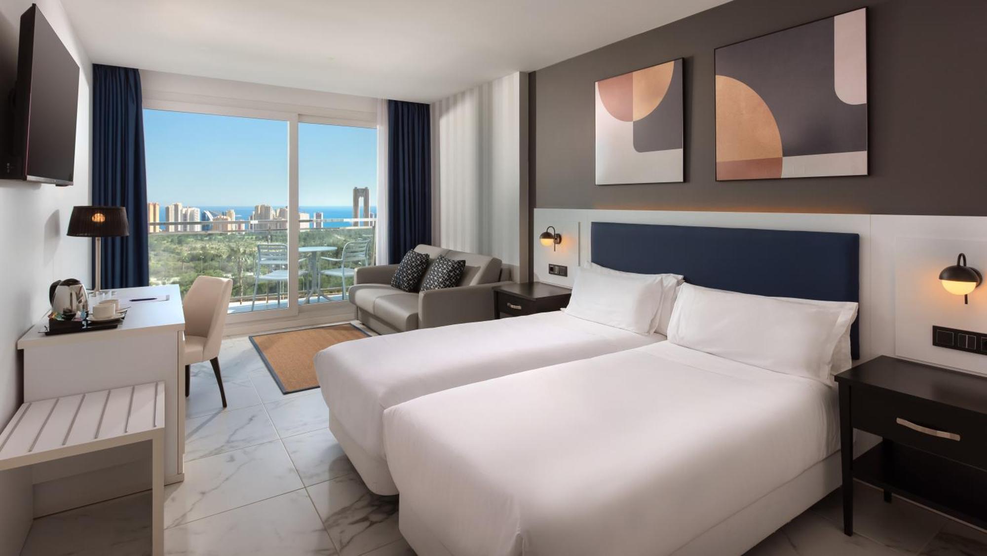 Classic Double Room Sofa Bed Balcony Sea View