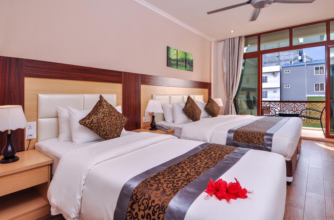 Deluxe Familienzimmer mit Aussicht auf die Insel