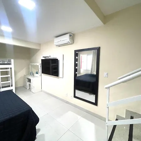 Cobertura Luxo com Jacuzzi Orla Praia Grande-3