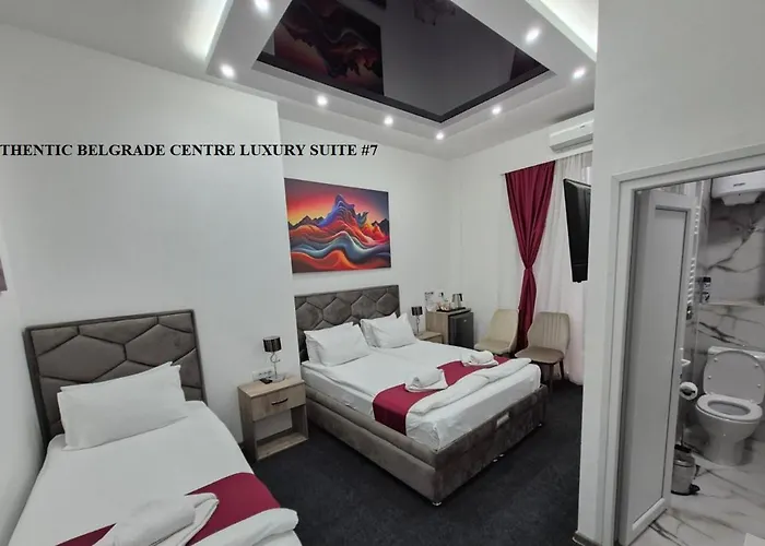 Authentic Belgrade Centre Suites With Patios In Courtyard For Smokers