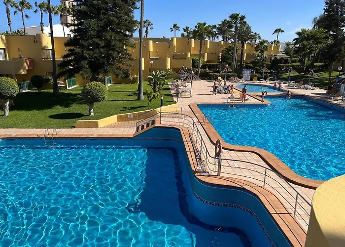 Pets Allowed Hotel Corralejo Atlantic Garden Andrew Apartments Pool Air Conditioning