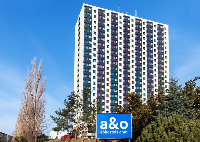 Hotels with a view A&O Prague Rhea