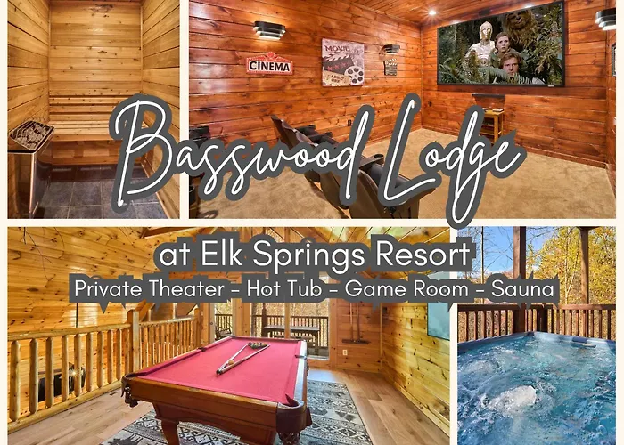 Vacation homes Theater Hot Tub Sauna Game Room