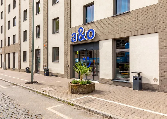 Hotel con vista: A&O Frankfurt Ostend