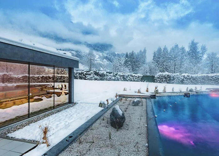 Appartement Hotel Panorama-im Bademantel direkt in die Alpentherme