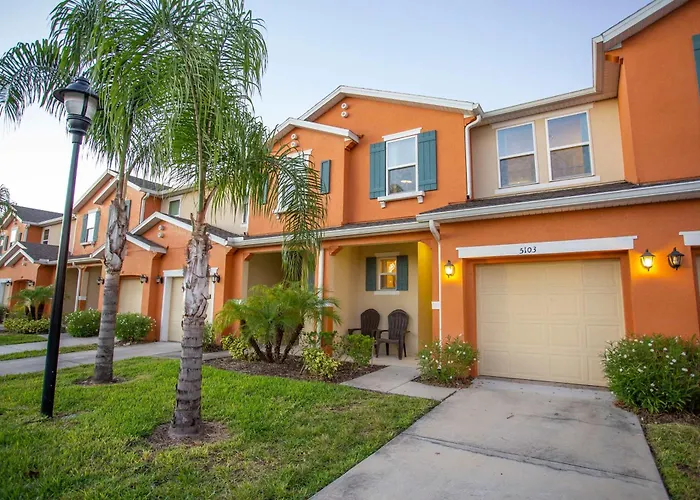 Family Friendly 4 Bedrooms With Gameroom Close To Disney In Compass Bay 5103
