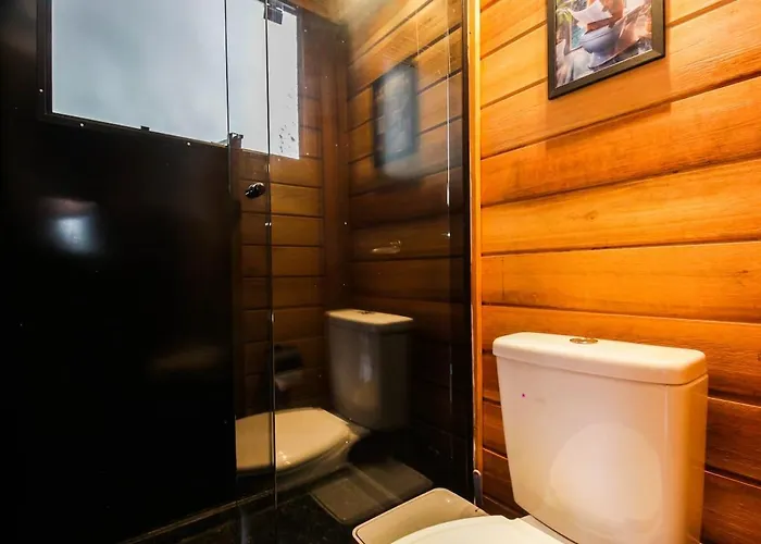 Cabana romântica com hidro e conforto