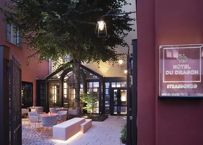 Albergo centrale: Hotel Du Dragon